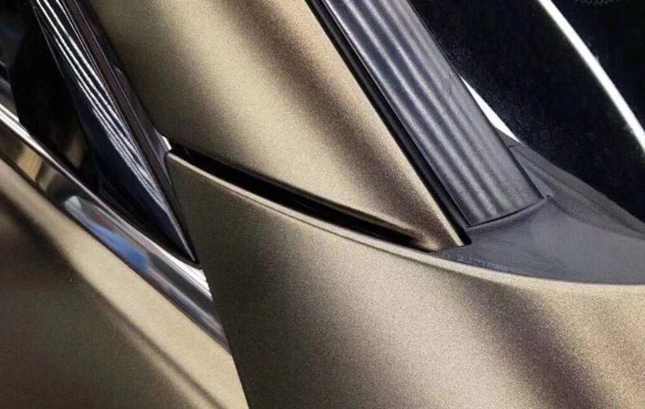 Gold Brown Vinyl Wrap