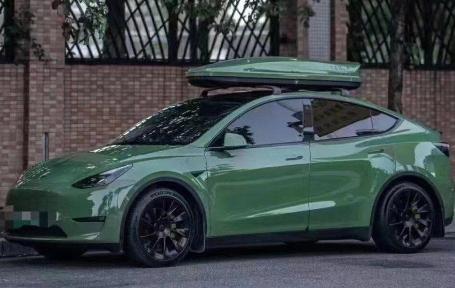 Green Vinyl Car Wrap