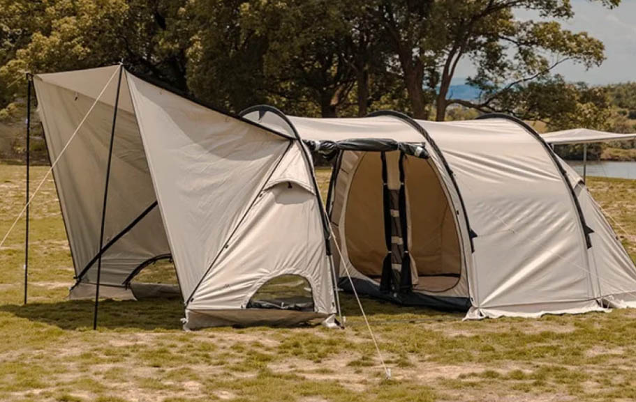 Portable Double-Room Camping Tent